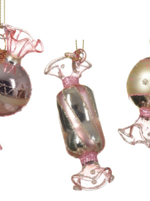 Hanger snoepjes glas